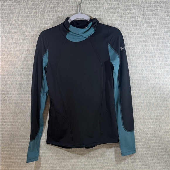 Under Armour Women's Black and Teal Swim Coverup - Picture 1 of 5